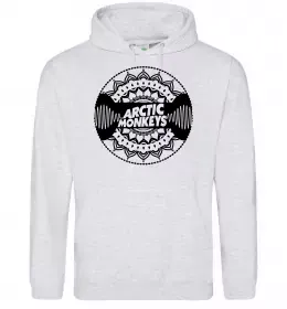 Жіноча толстовка (худі) ARCTIC MONKEYS ROUND Сірий меланж фото