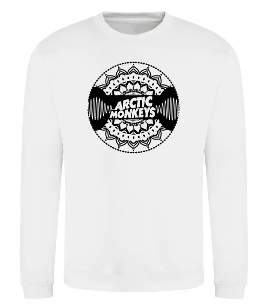 Світшот Arctic monkeys Logo Білий фото