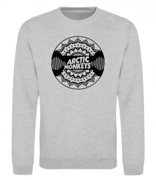 Світшот Arctic monkeys Logo Сірий меланж фото