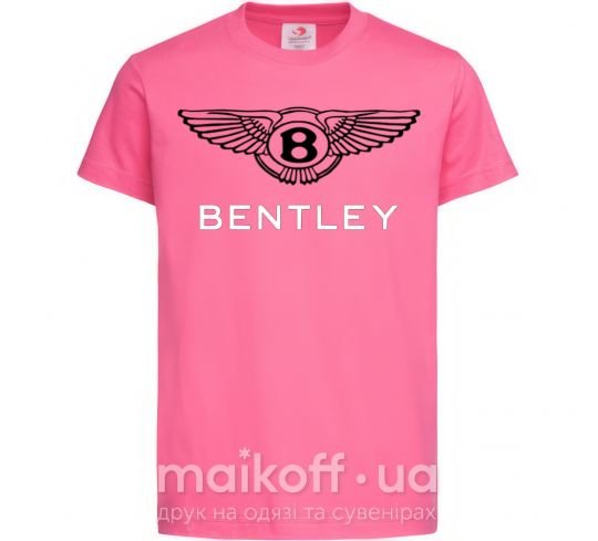 Детская футболка БЕНТЛИ Ярко-розовый фото