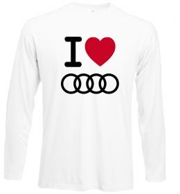 Лонгслів I love audi Logo