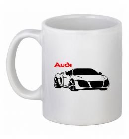 Чашка керамічна Audi car and logo Чашка керамічна Audi car and logo
