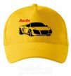 Кепка Audi car and logo Сонячно жовтий фото