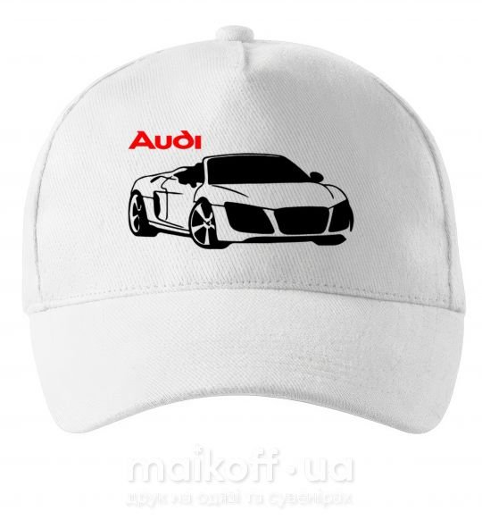 Кепка Audi car and logo Білий фото