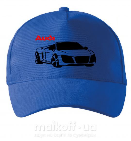 Кепка Audi car and logo Ярко-синий фото