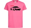 Дитяча футболка Audi car and logo Яскраво-рожевий Дитяча футболка Audi car and logo Яскраво-рожевий фото