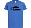 Дитяча футболка Audi car and logo Яскраво-синій Дитяча футболка Audi car and logo Яскраво-синій фото