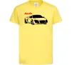 Дитяча футболка Audi car and logo Лимонний Дитяча футболка Audi car and logo Лимонний фото