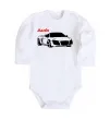 Детский боди Audi car and logo Белый фото