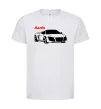 Детская футболка Audi car and logo Белый фото