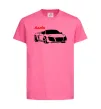 Детская футболка Audi car and logo Ярко-розовый фото