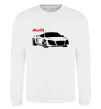 Світшот Audi car and logo Білий фото