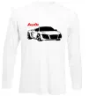 Лонгслив Audi car and logo Белый Лонгслив Audi car and logo Белый фото