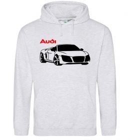Чоловіча толстовка (худі) Audi car and logo