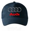 Кепка Audi logo gray Темно-синій фото