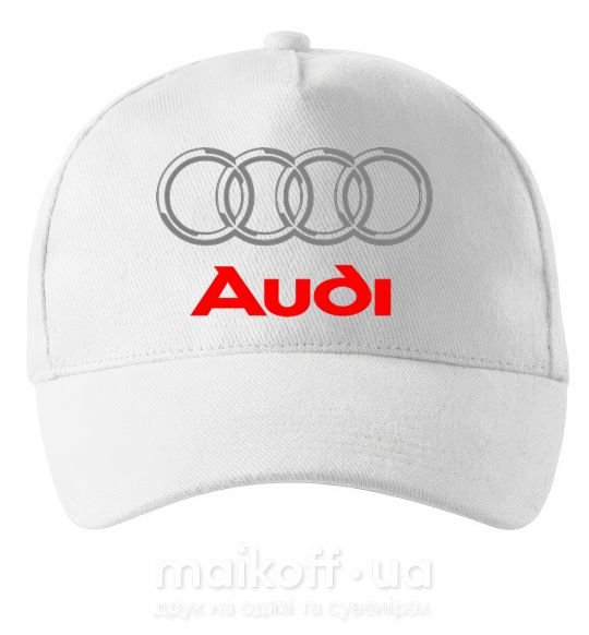Кепка Audi logo gray Белый фото