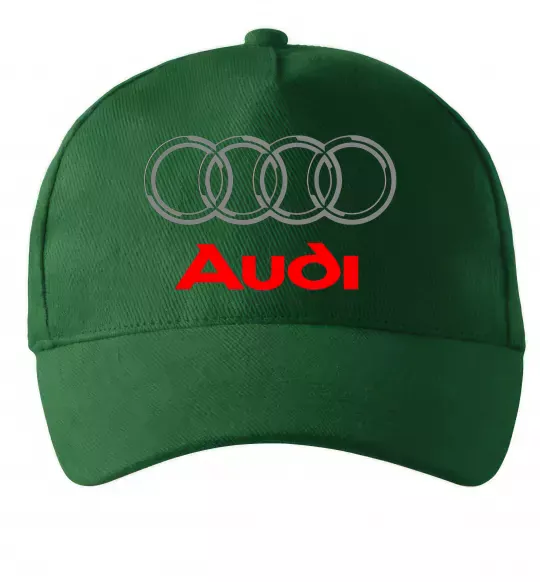 Кепка Audi logo gray Темно-зелений фото