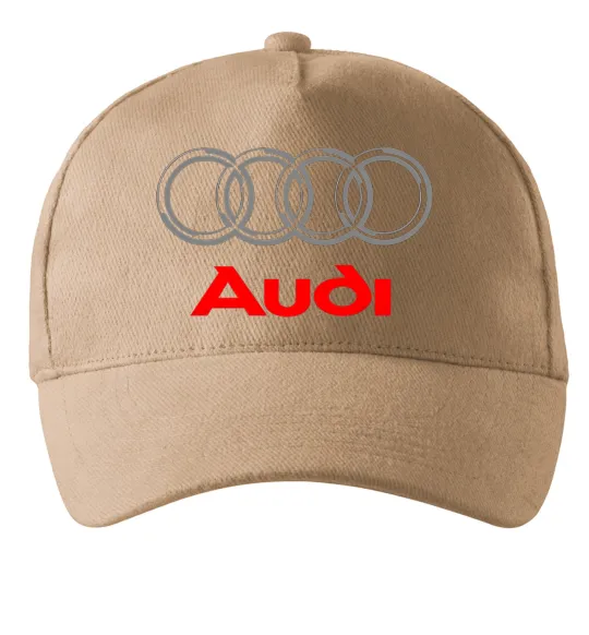 Кепка Audi logo gray Песочный фото