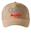 Кепка Audi logo gray Песочный фото