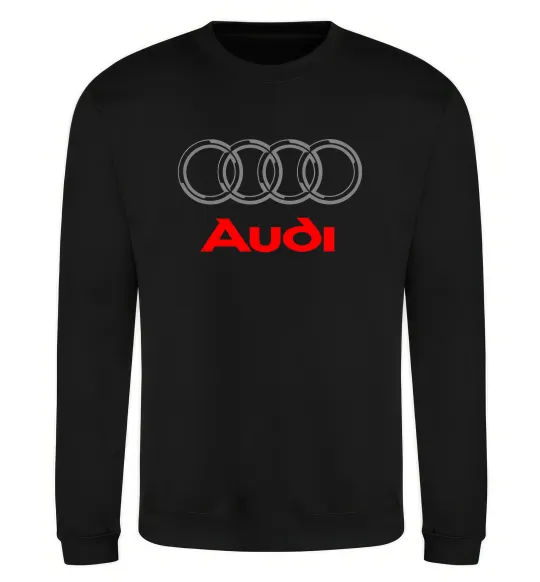 Світшот Audi logo gray Чорний фото