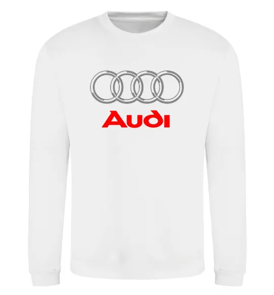 Світшот Audi logo gray Білий фото