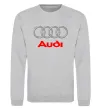Світшот Audi logo gray Сірий меланж фото