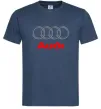Чоловіча футболка Audi logo gray Темно-синій фото