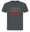 Чоловіча футболка Audi logo gray Графіт фото
