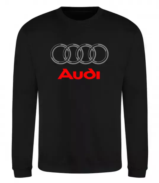 Світшот Audi logo gray Чорний фото