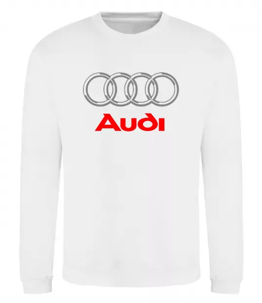 Світшот Audi logo gray Білий фото