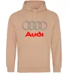 Чоловіча толстовка (худі) Audi logo gray Пісочний Чоловіча толстовка (худі) Audi logo gray Пісочний фото