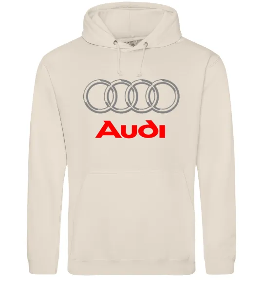 Мужская толстовка (худи) Audi logo gray Таш фото