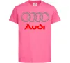 Дитяча футболка Audi logo gray Яскраво-рожевий Дитяча футболка Audi logo gray Яскраво-рожевий фото