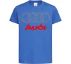 Дитяча футболка Audi logo gray Яскраво-синій Дитяча футболка Audi logo gray Яскраво-синій фото