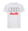 Дитяча футболка Audi logo gray Білий фото