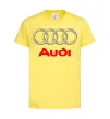 Дитяча футболка Audi logo gray Лимонний фото