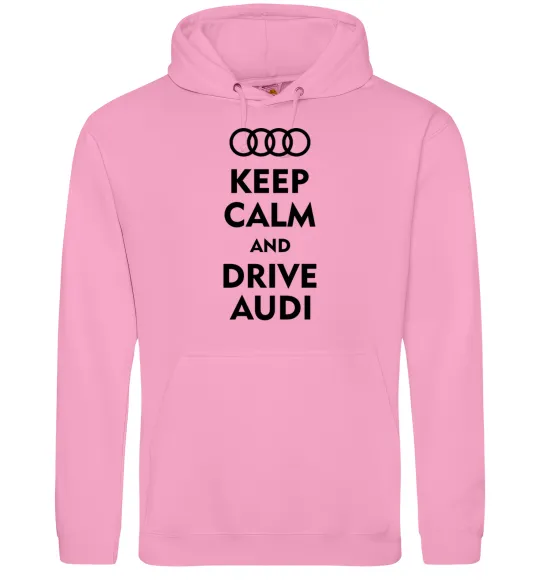 Мужская толстовка (худи) Drive audi Розовый фото