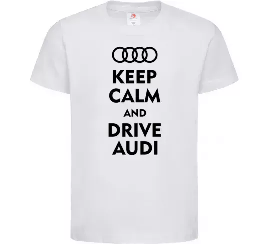 Дитяча футболка Drive audi Білий фото