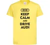 Дитяча футболка Drive audi Лимонний фото