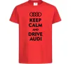 Дитяча футболка Drive audi Червоний фото