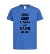 Детская футболка Drive audi Ярко-синий фото