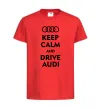 Детская футболка Drive audi Красный фото