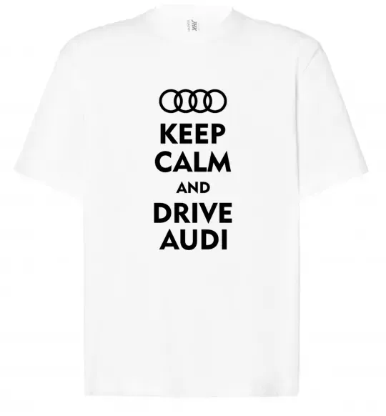 Футболка Оверсайз Drive audi Белый фото