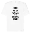 Футболка Оверсайз Drive audi Белый фото