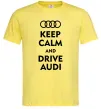 Чоловіча футболка Drive audi Лимонний фото