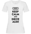 Женская футболка Drive audi Белый Женская футболка Drive audi Белый фото