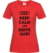 Женская футболка Drive audi Красный Женская футболка Drive audi Красный фото