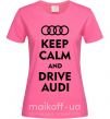 Жіноча футболка Drive audi Яскраво-рожевий фото