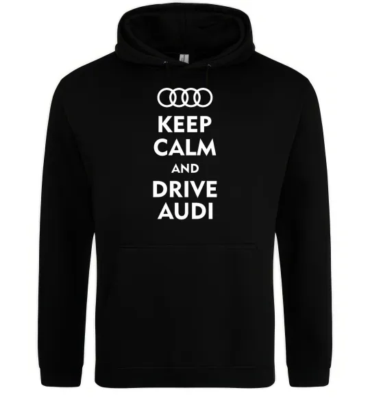 Женская толстовка (худи) Drive audi Черный фото