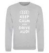 Свитшот Drive audi Серый меланж фото